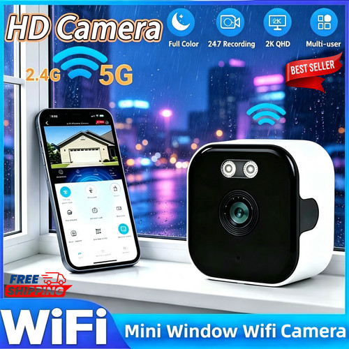 Window security camera 3mp - 2k,