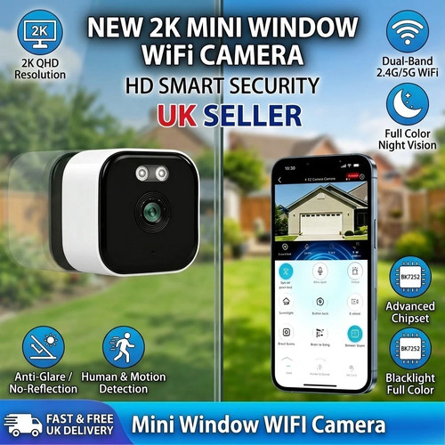Window security camera - camera, wifi