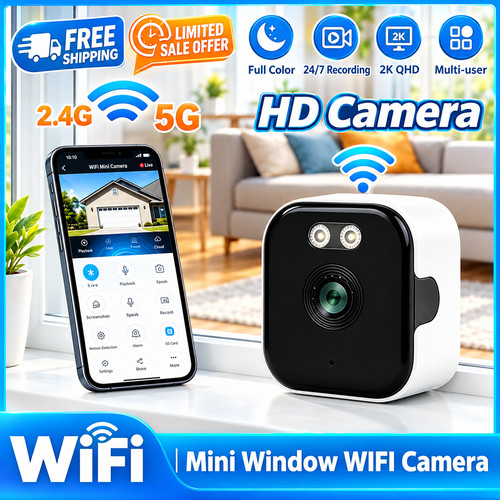 Window security camera wifi - window,