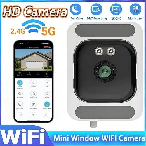 Window security camera - window, wifi